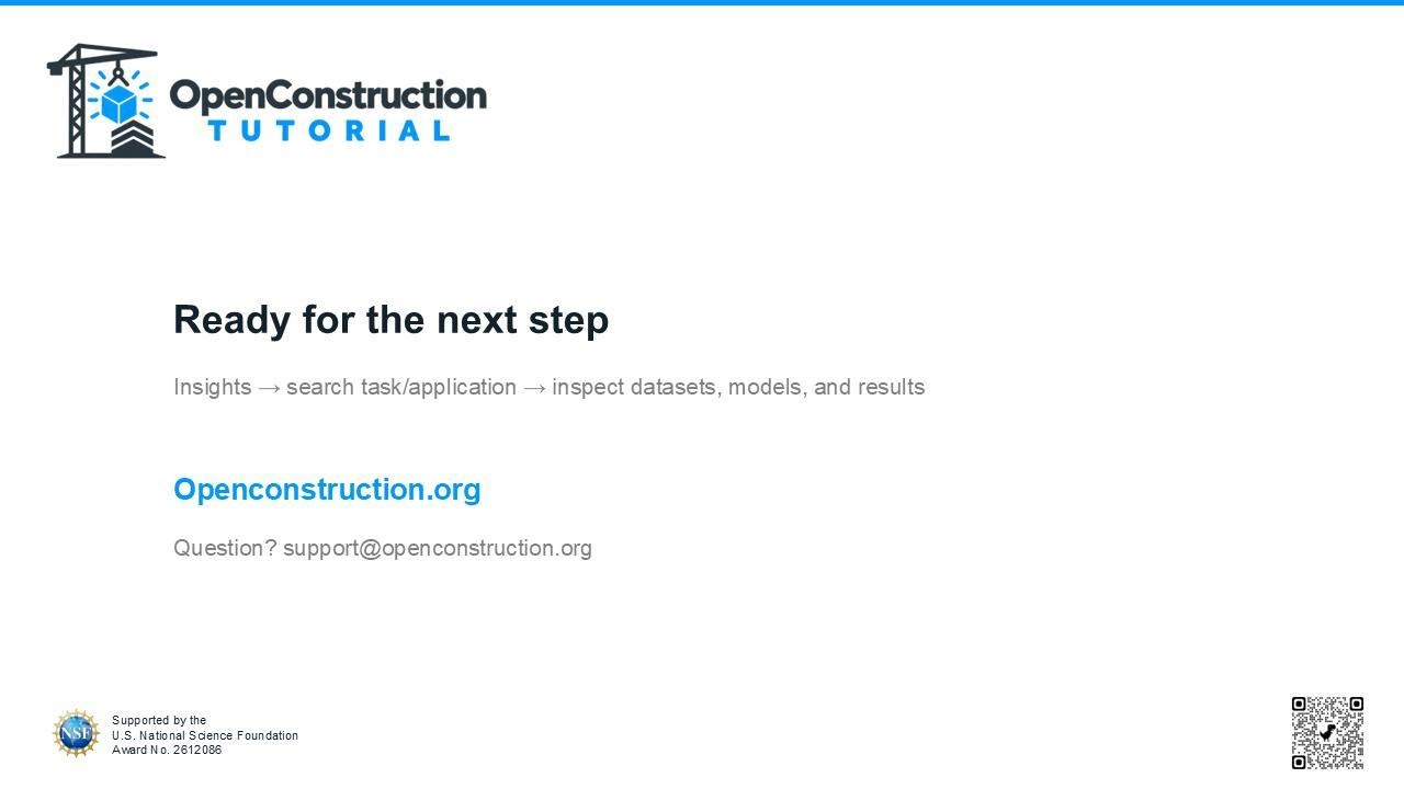 Tutorial conclusion encouraging responsible use of benchmark evidence
