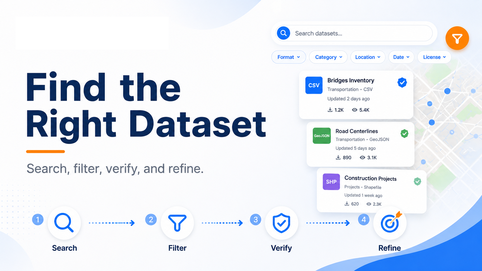 Find the Right Dataset tutorial preview